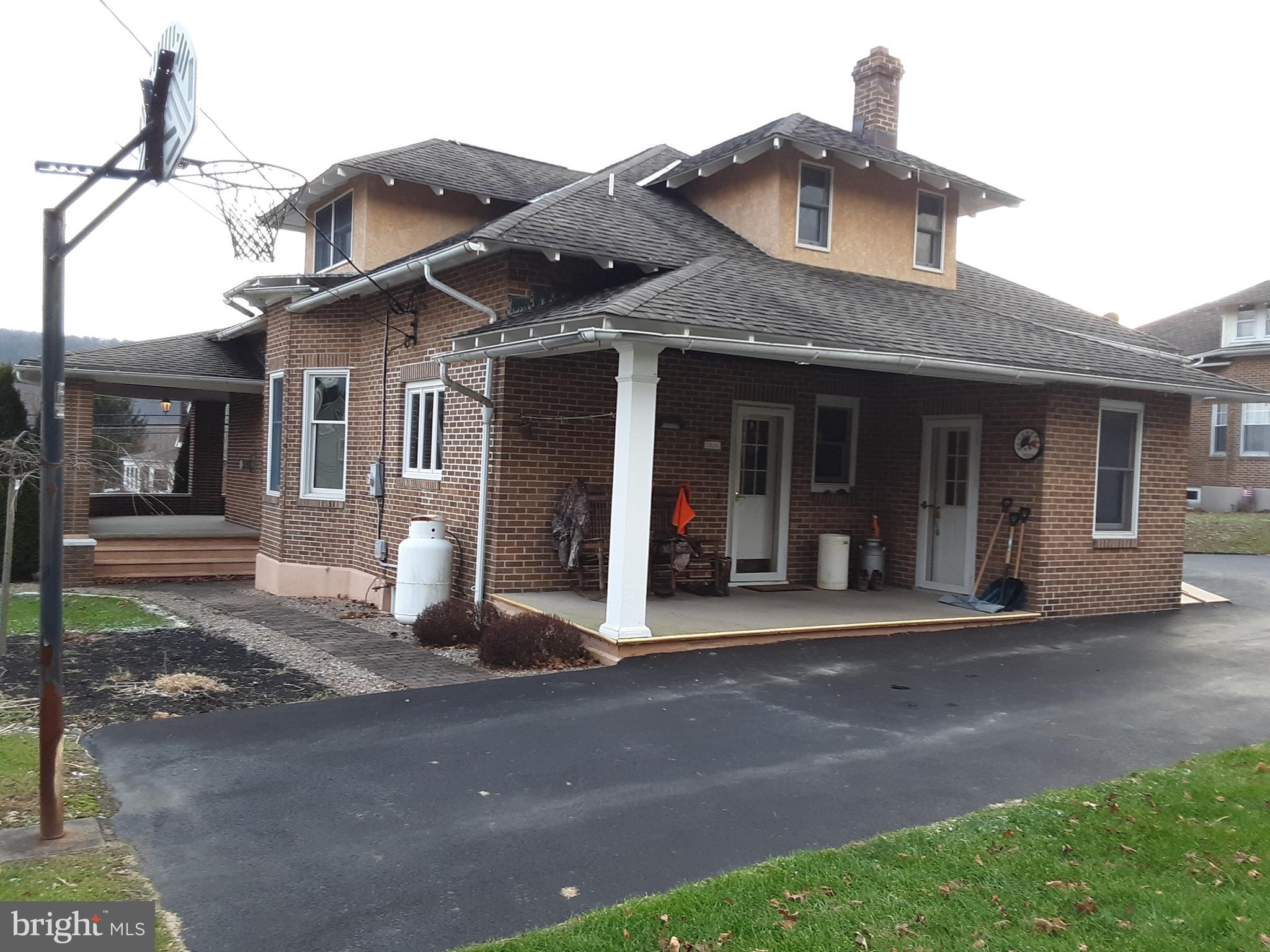 1393 Valley Road Tamaqua, PA 18252 - Photo 13 of 14 Rear view, back porch and parking pad