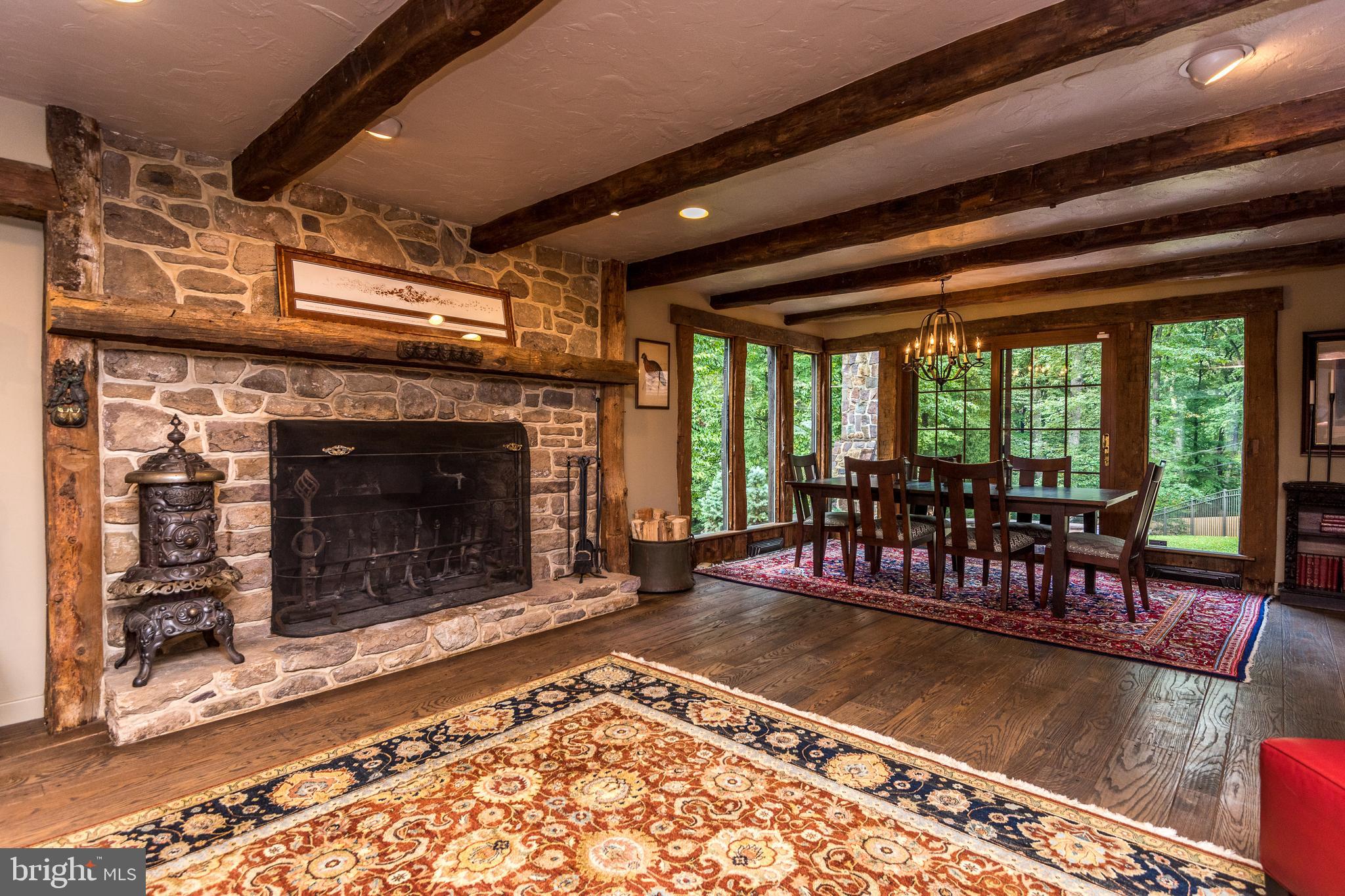 5701 Private Road Doylestown, PA 18902 - Photo 17 of 65 Family Room Fireplace