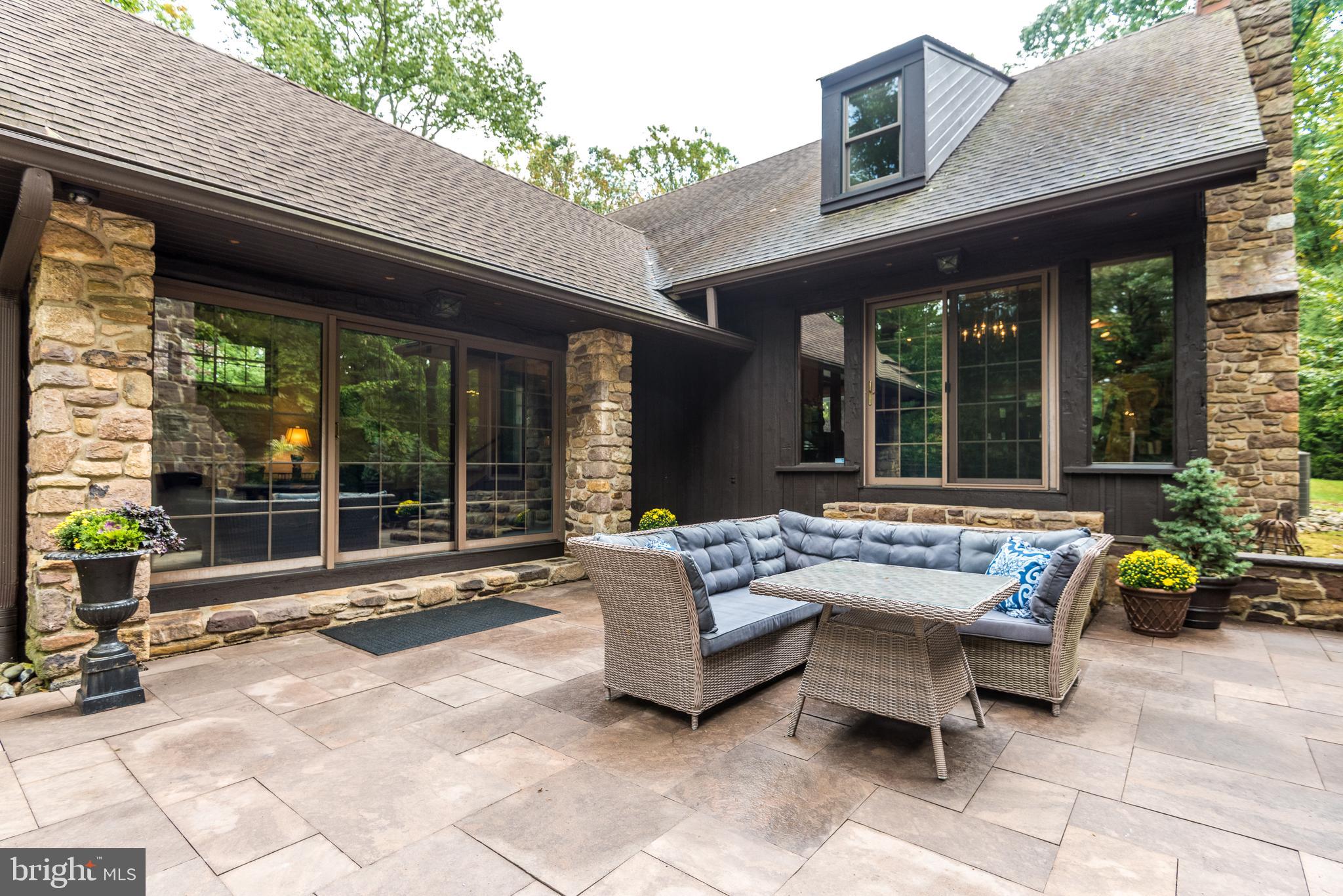 5701 Private Road Doylestown, PA 18902 - Photo 47 of 65 Patio between Formal Living and Formal Dining Room