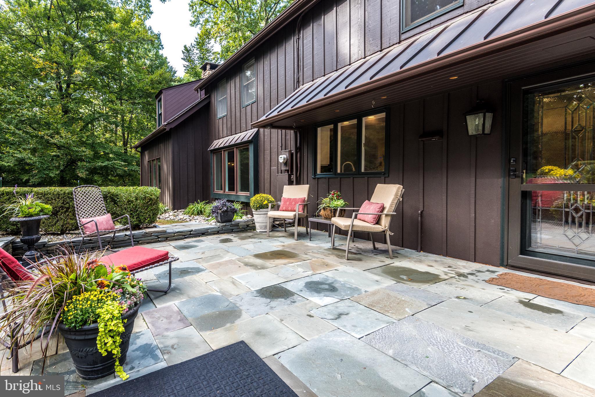 5701 Private Road Doylestown, PA 18902 - Photo 52 of 65 Exterior Back..second patio off kitchen