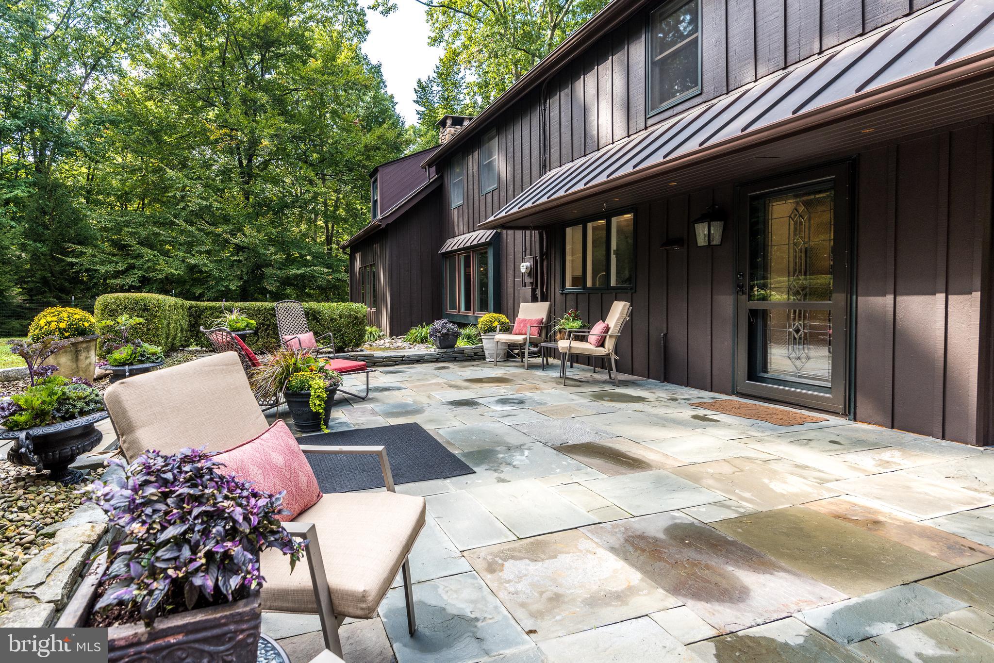 5701 Private Road Doylestown, PA 18902 - Photo 53 of 65 Exterior Back...second patio off kitchen