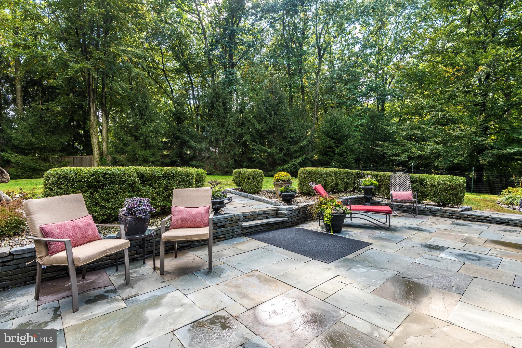 5701 Private Road Doylestown, PA 18902 - Photo 55 of 65 Exterior Back...second patio off kitchen