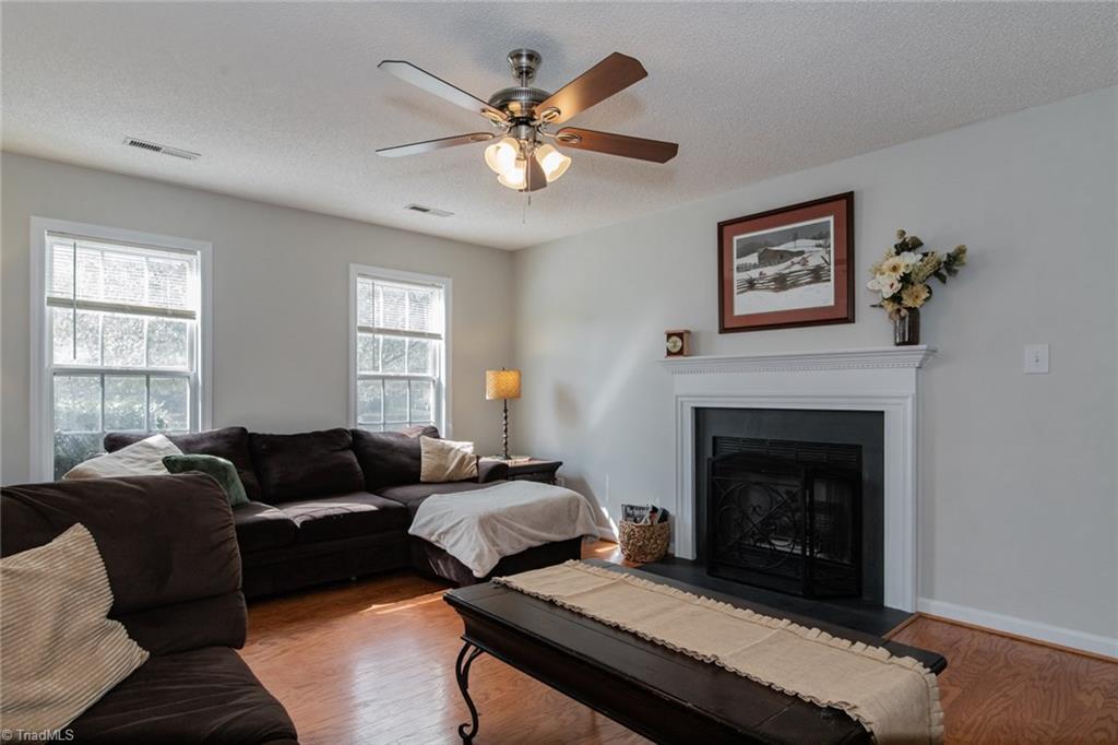 105 Stapleton Way High Point, NC 27265 - Photo 12 of 22 Living room with gas fireplace