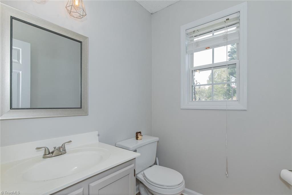 105 Stapleton Way High Point, NC 27265 - Photo 10 of 22 Half bath on main level with updated fixtures and vanity update