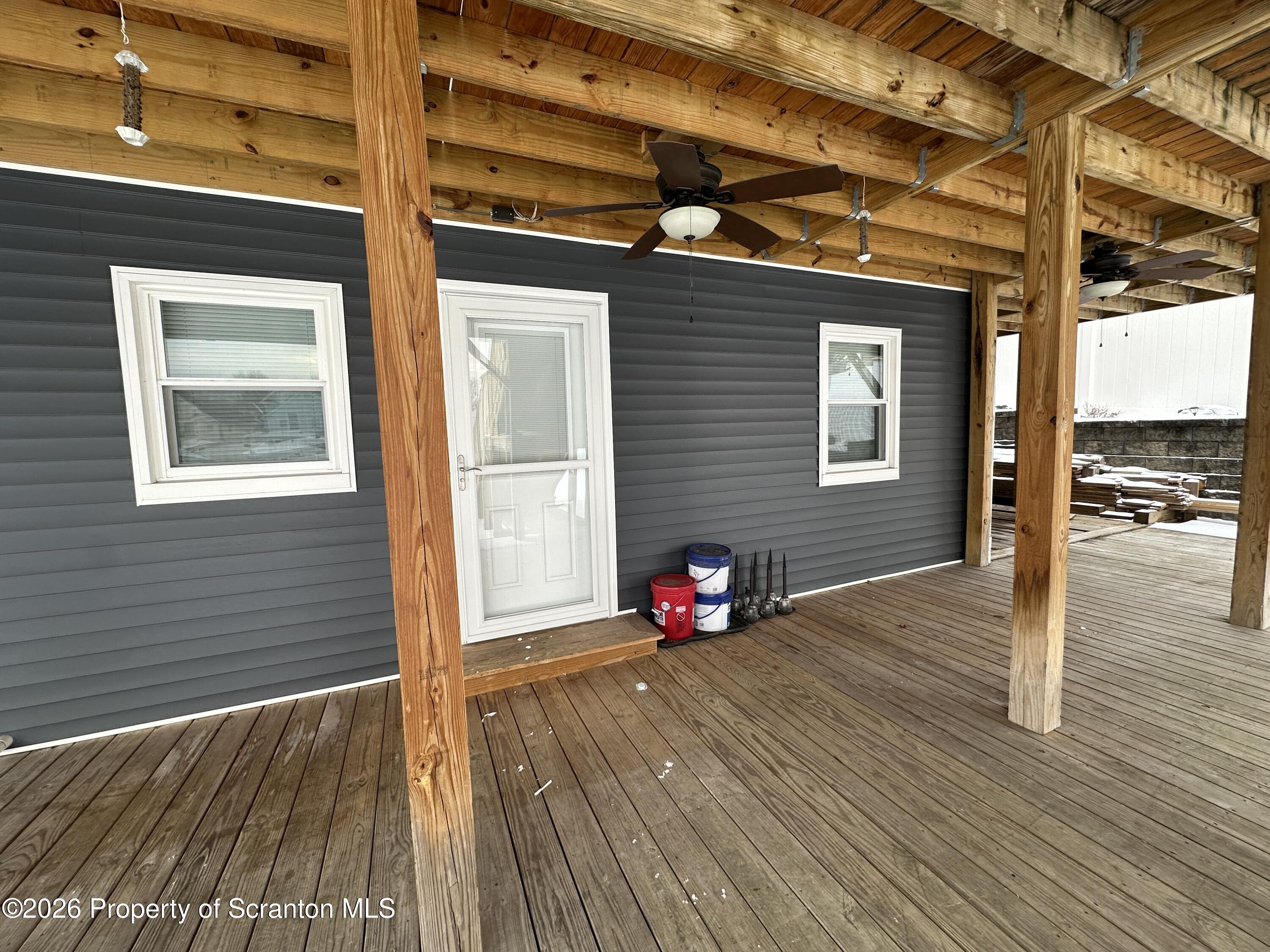 548 Main Street, Unit REAR Dickson City, PA 18519 - Photo 12 of 13 a view of a livingroom with wooden floor