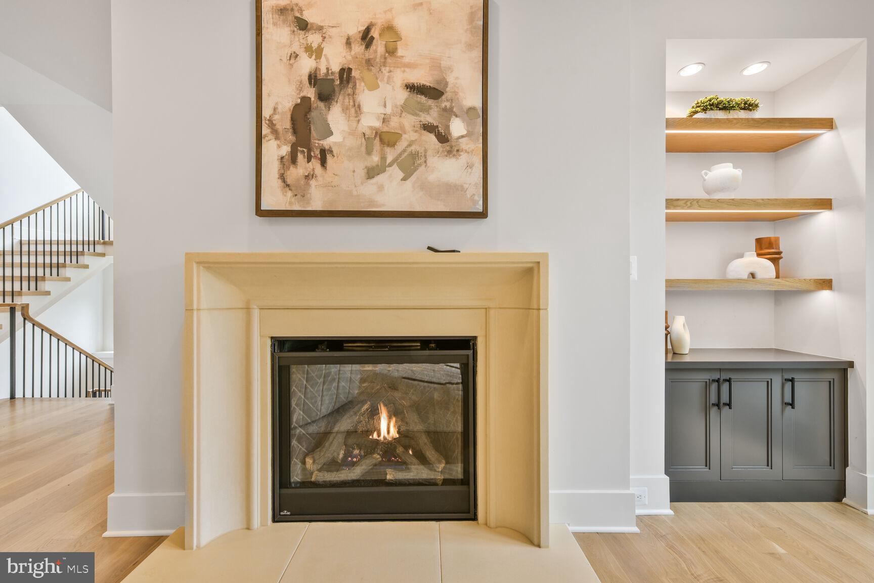 6820 Marbury Road Bethesda, MD 20817 - Photo 12 of 84 PreCast Stone Mantel & Hearth