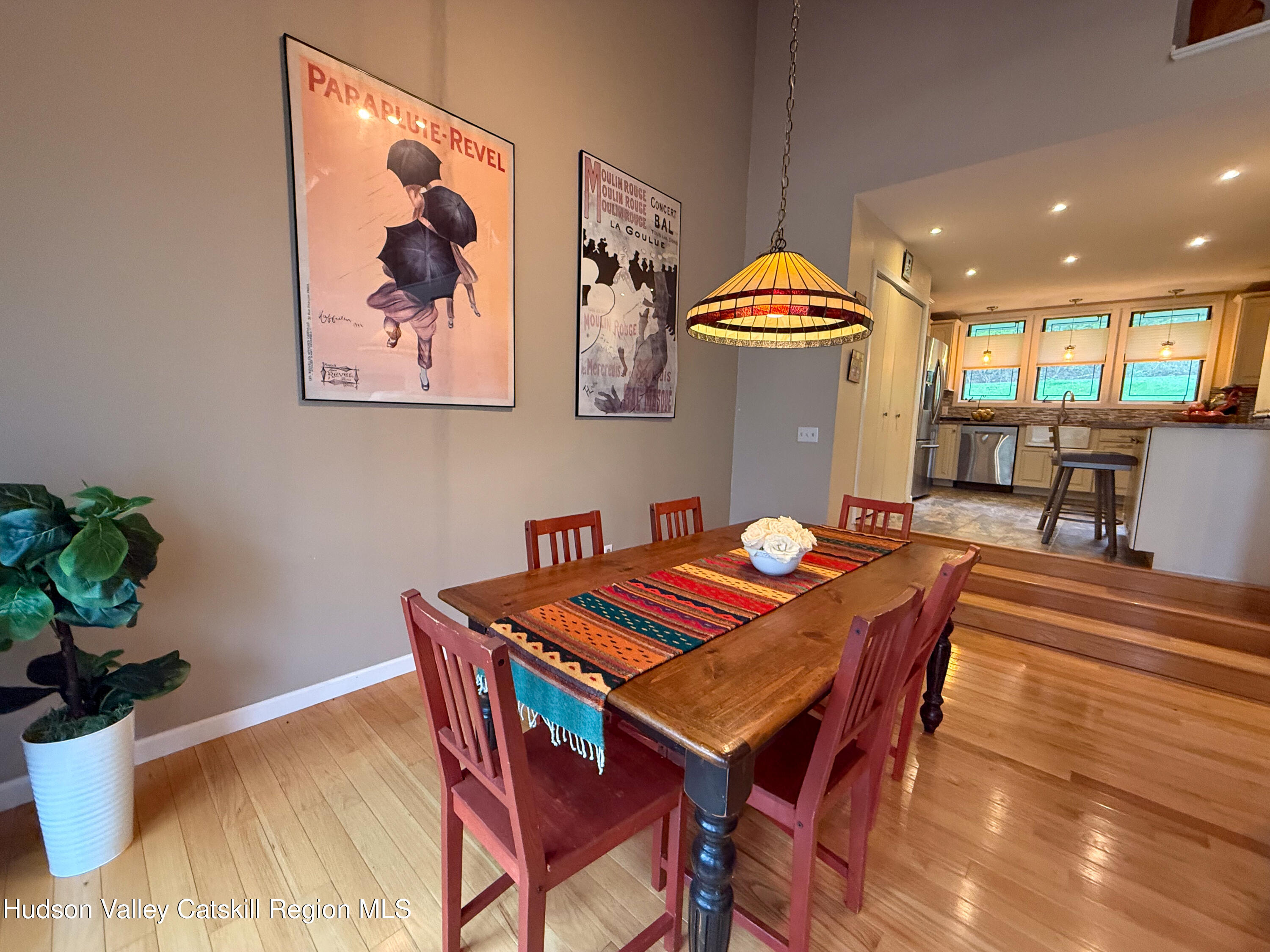 300 Pines Drive, Unit 446 Roxbury, NY 12421 - Photo 14 of 49 a view of a dining room with furniture and wooden floor