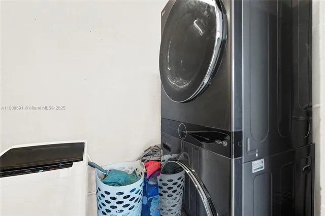 a close view of utility room