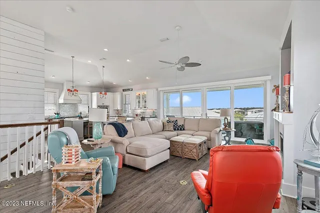 a view of a swimming pool with a terrace