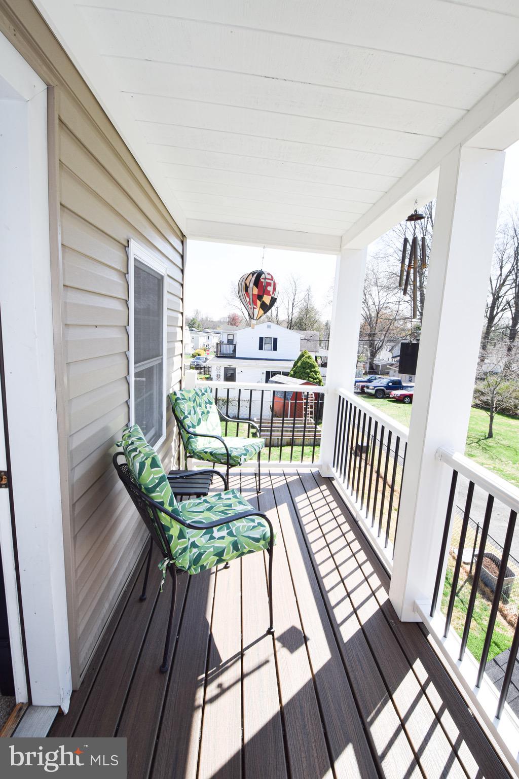 149 Post Road Aberdeen, MD 21001 - Photo 28 of 49 a view of a balcony with wooden floor