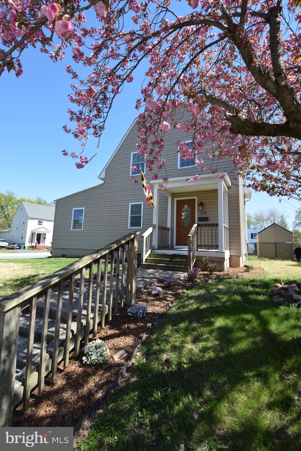 149 Post Road Aberdeen, MD 21001 - Photo 46 of 49 a front view of a house with a yard