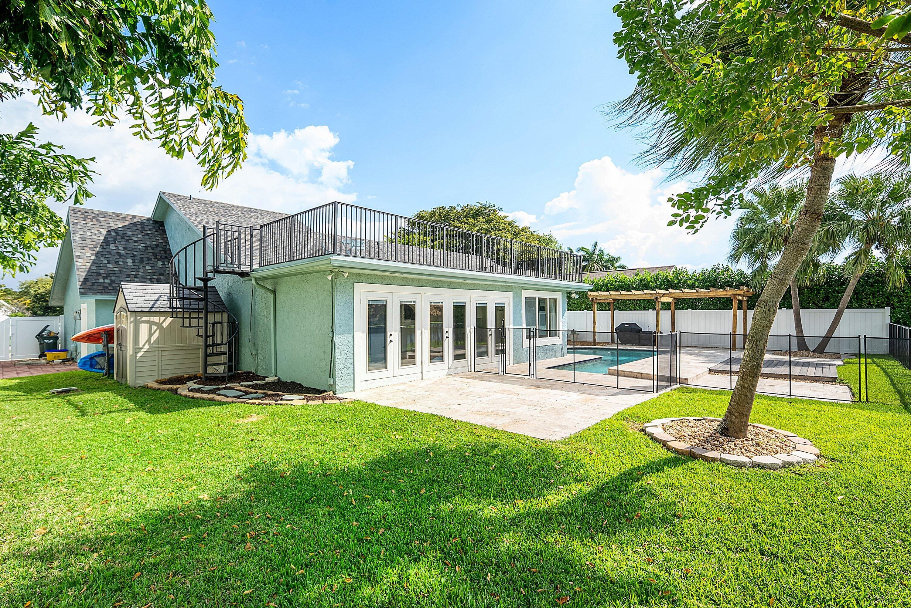 1508 Cormorant Road Delray Beach, FL 33444 - Photo 36 of 54 Backyard