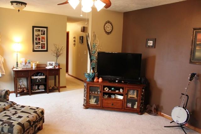 1309 Callaway Road Rocky Mount, VA 24151 - Photo 6 of 25 a bedroom with furniture and a flat screen tv