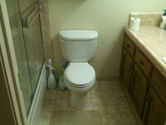 1664 Davis Street Ripon, CA 95366 - Photo 4 of 8 a white toilet sitting next to a sink