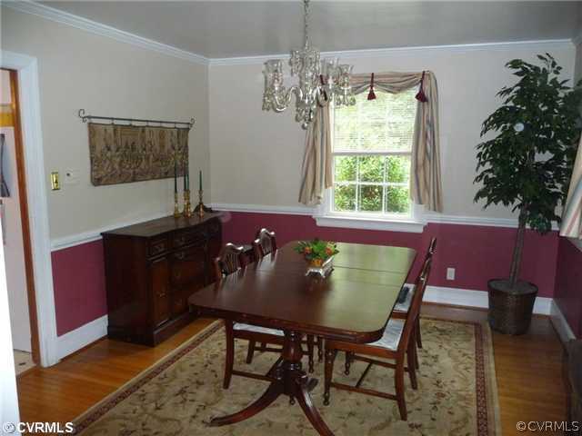 4407 Wakefield Road Richmond, VA 23225 - Photo 4 of 11 a view of a dining room with furniture and window