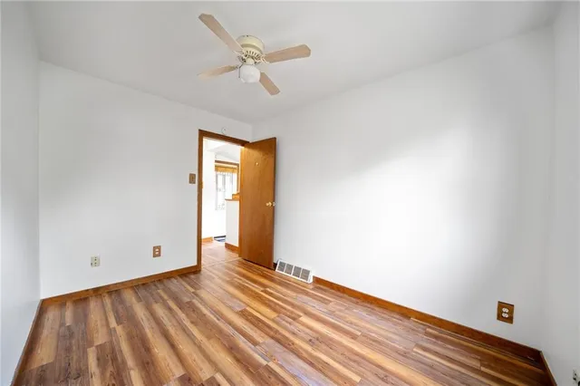 wooden floor in an empty room