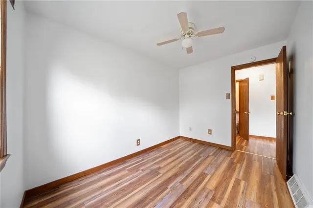 wooden floor in an empty room