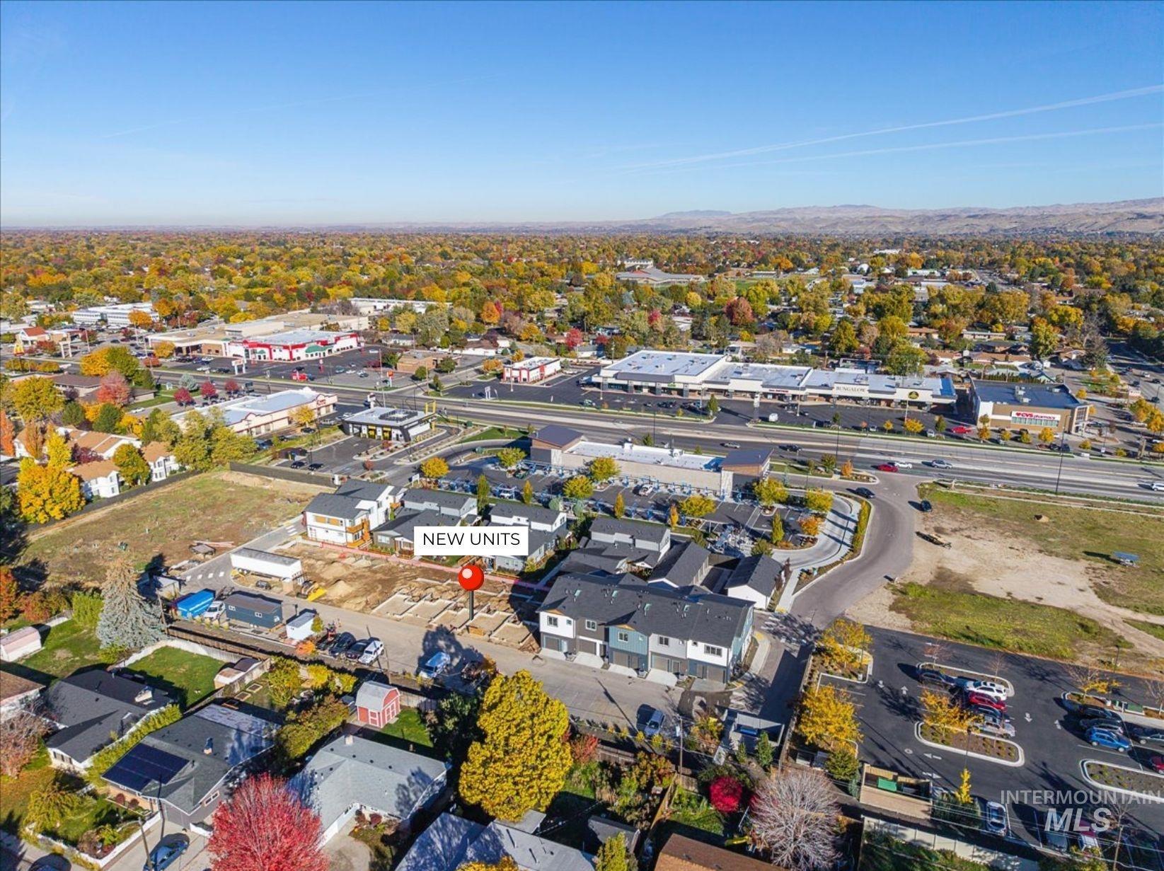 1439 North Bluffs Ridge Lane Boise, ID 83704 - Photo 13 of 47 Aerial perspective of suburban area