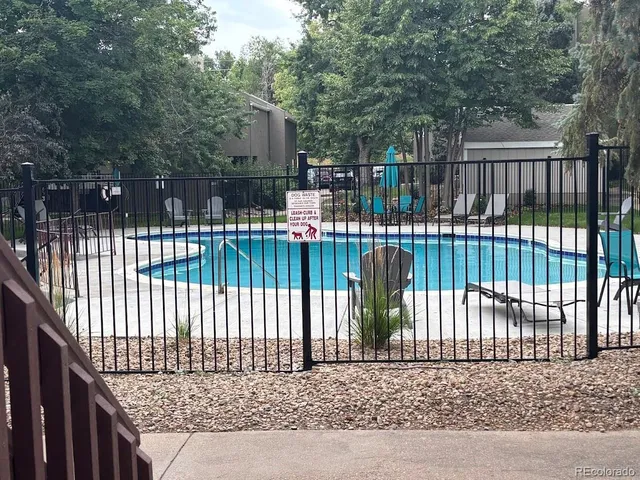 a view of a wrought iron fences