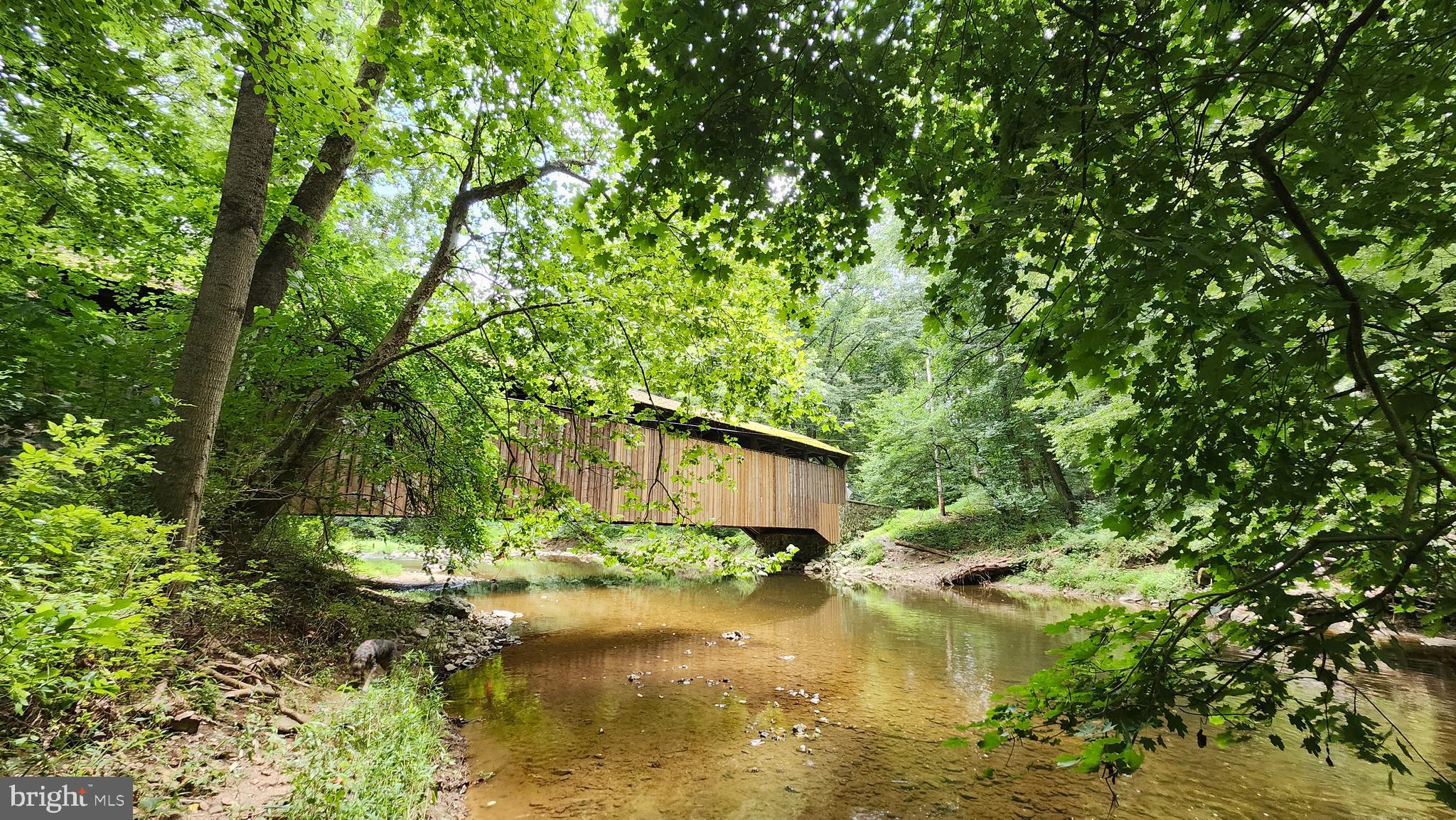 1076 Kings Row Road Oxford, PA 19363 - Photo 76 of 85 Historic covered bridge over Big Elk Creek