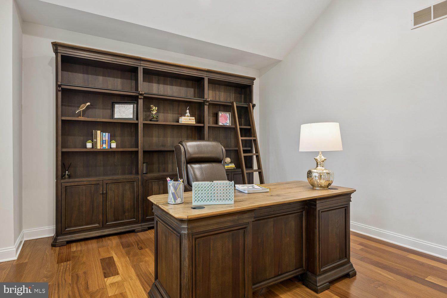 313 Wye Road Queenstown, MD 21658 - Photo 31 of 132 Elegant home office with rich wood accents.