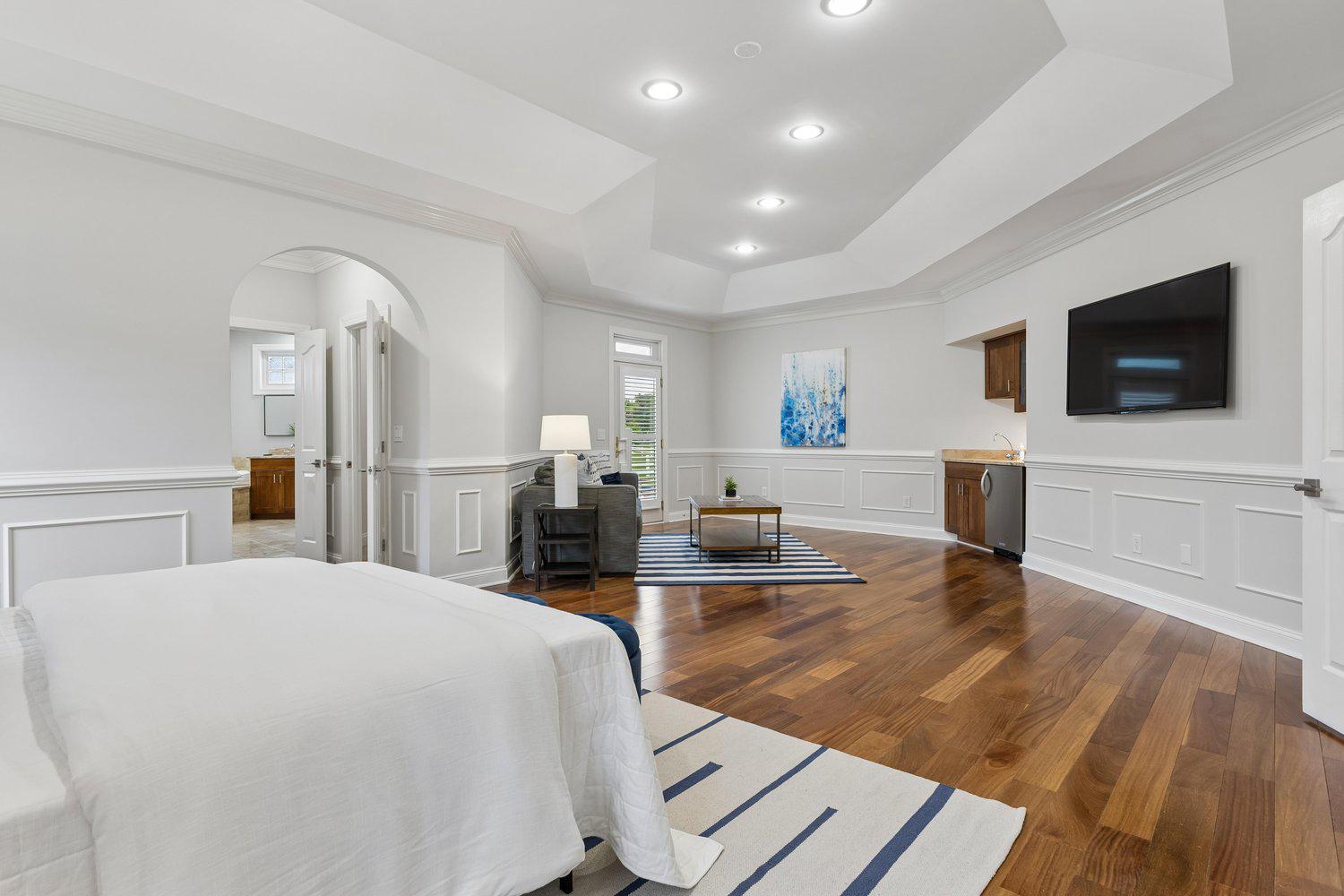 313 Wye Road Queenstown, MD 21658 - Photo 55 of 132 Primary Suite with elegant design elements.