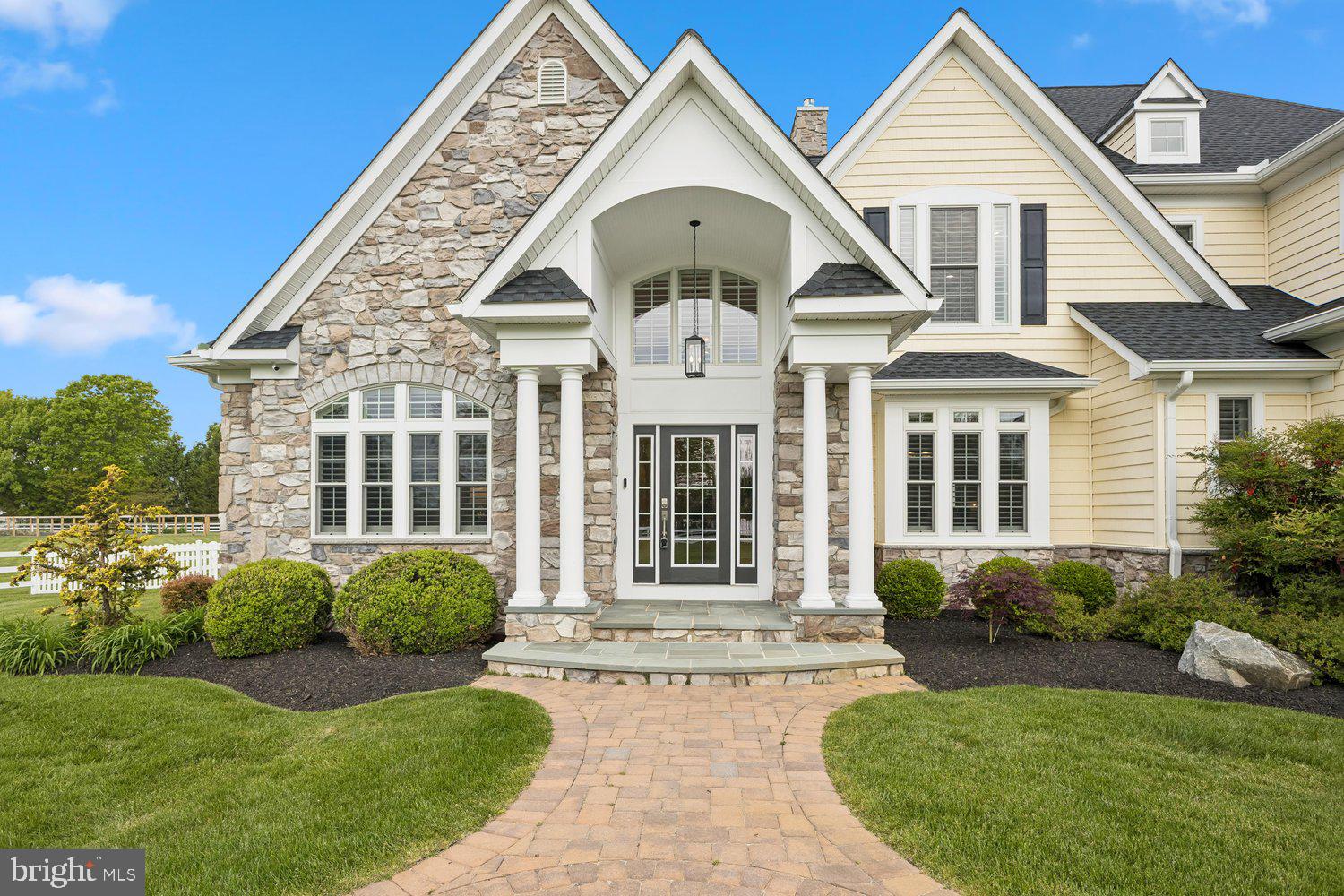 313 Wye Road Queenstown, MD 21658 - Photo 98 of 132 Elegant stone facade with inviting entrance.