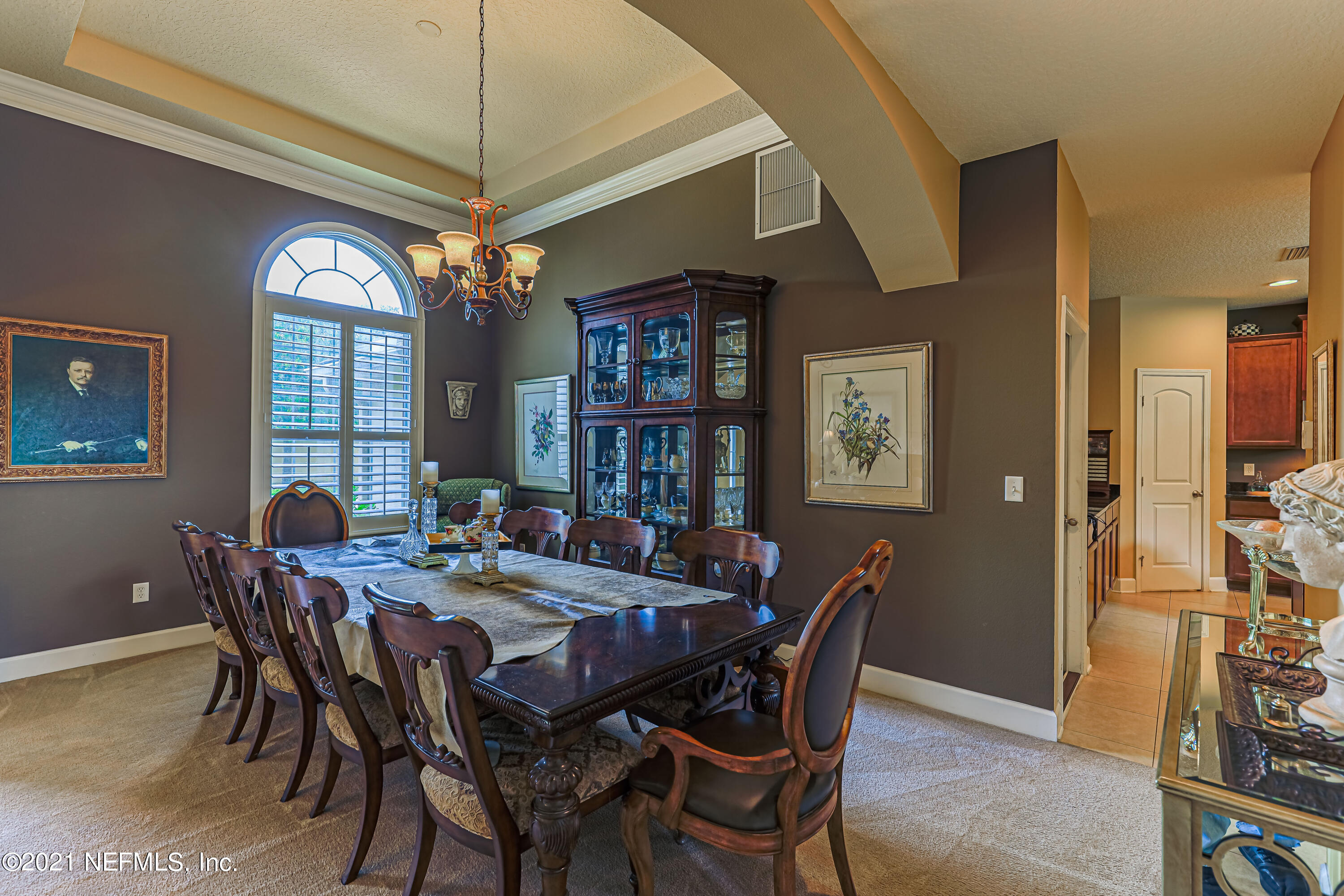 132 North Atherley Road St. Augustine, FL 32092 - Photo 8 of 40 a view of a dining room with furniture