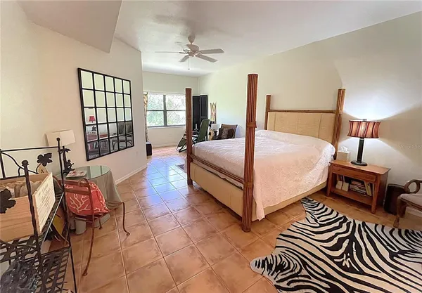 a bathroom with a sink vanity and a mirror