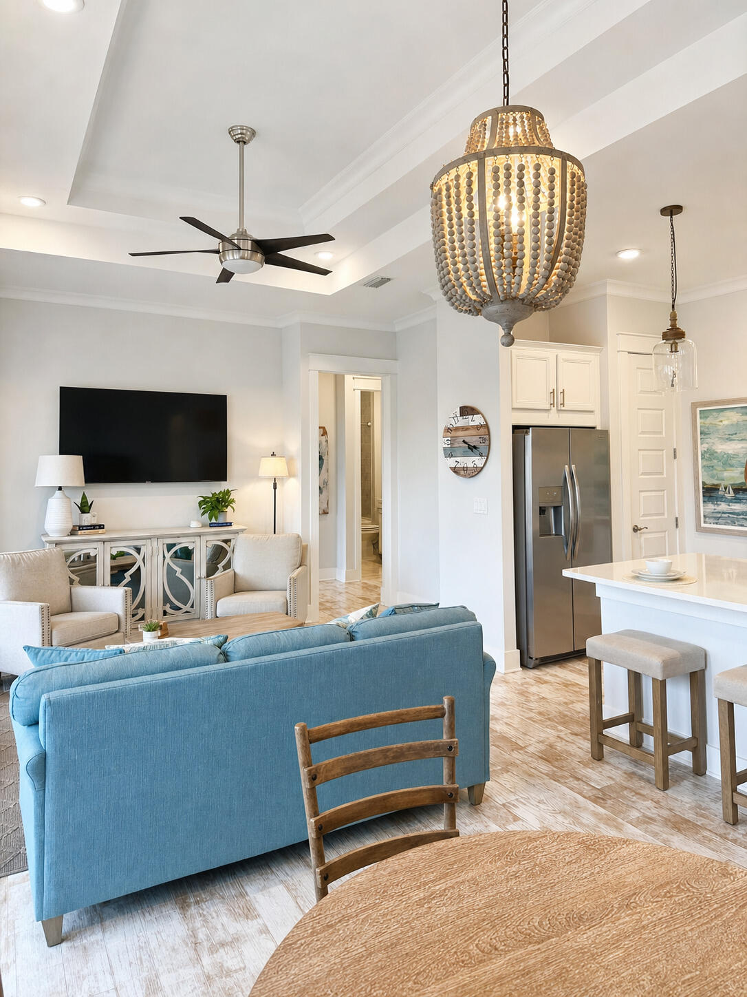 197 Milestone Drive, Unit C Inlet Beach, FL 32461 - Photo 15 of 37 Open dining and living