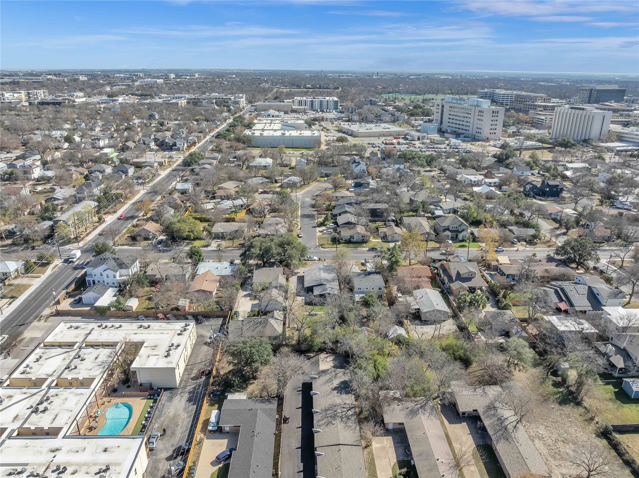 5210 Woodrow Avenue Austin, TX 78756 - Photo 19 of 21 East Aerial toward The Triangle.