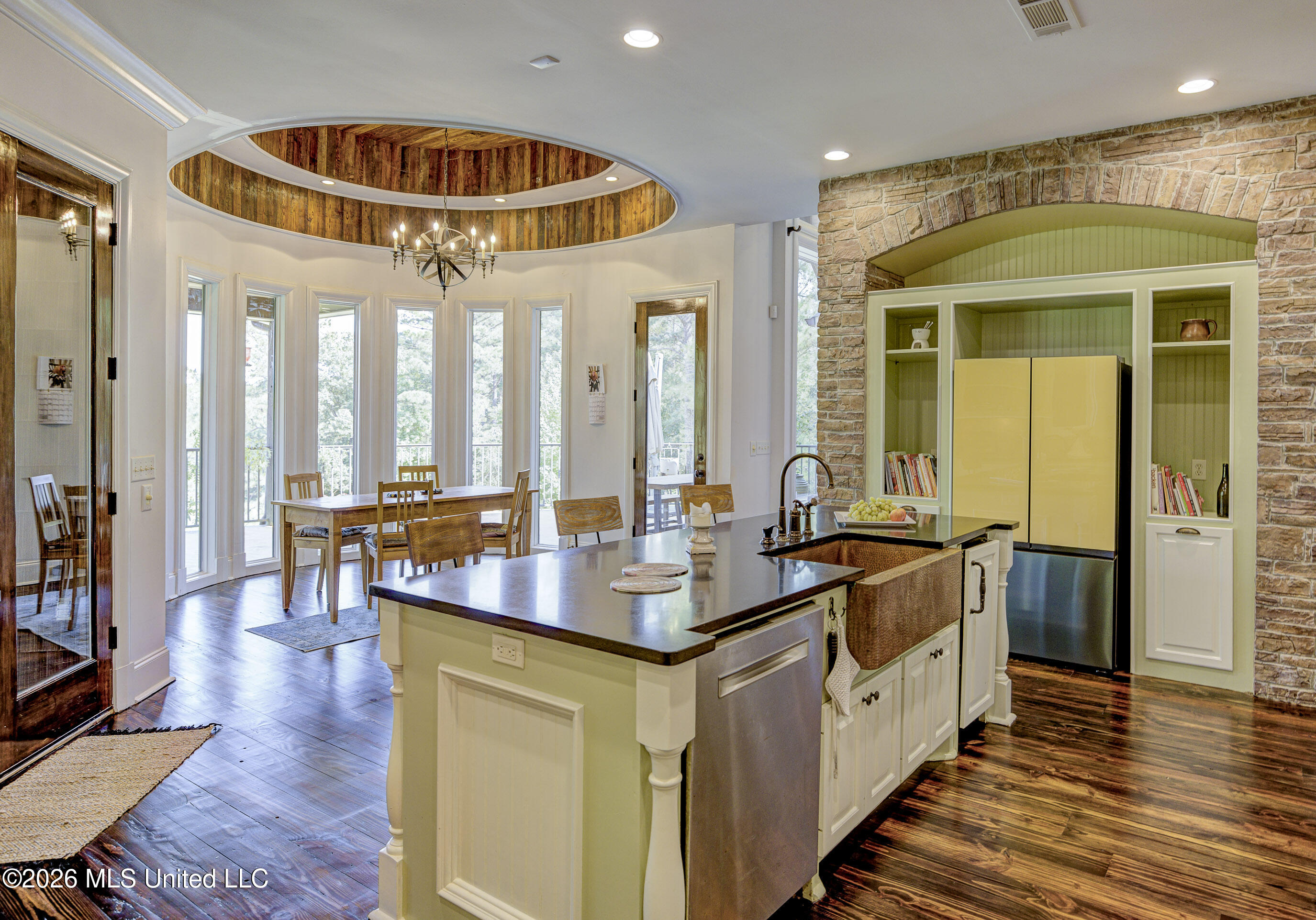 626 Cedar Hill Road Flora, MS 39071 - Photo 18 of 51 Open Kitchen Island and Breakfast Nook