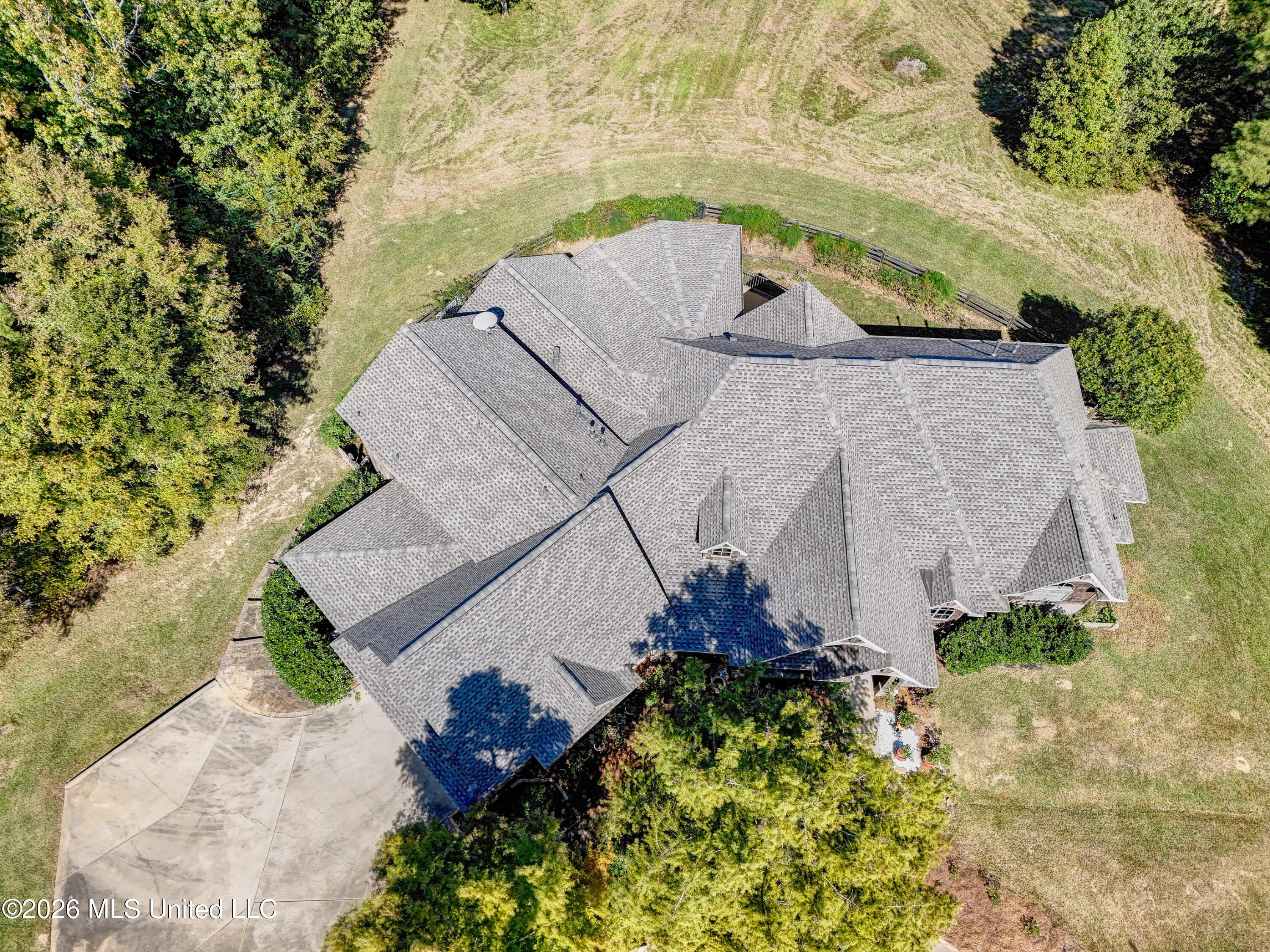 626 Cedar Hill Road Flora, MS 39071 - Photo 33 of 51 Aerial Rooftop View
