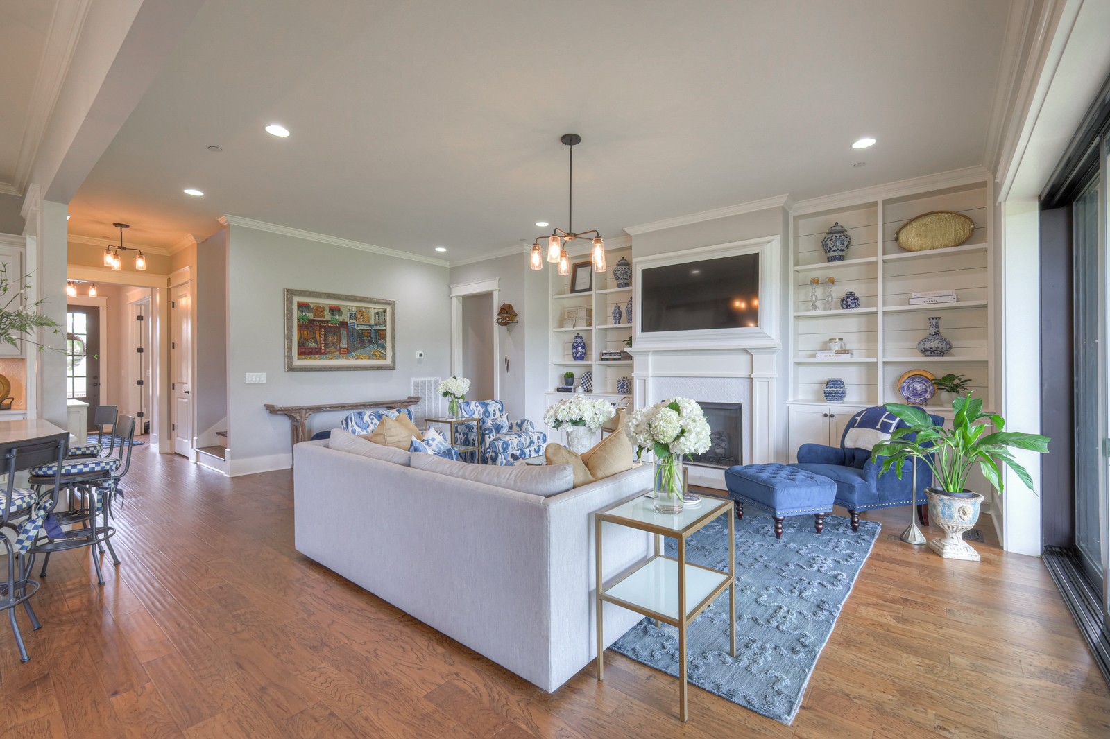 255 Circuit Road Franklin, TN 37064 - Photo 11 of 56 Built in bookcases flank the fireplace
