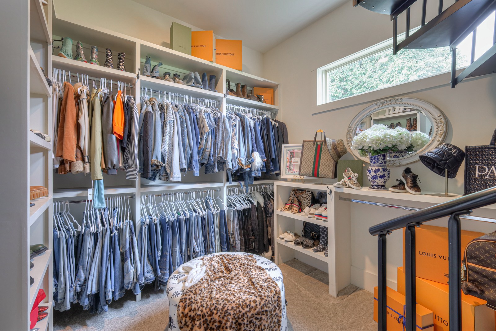 255 Circuit Road Franklin, TN 37064 - Photo 23 of 56 Primary closet has built in racks and shelving to maximize storage and organization