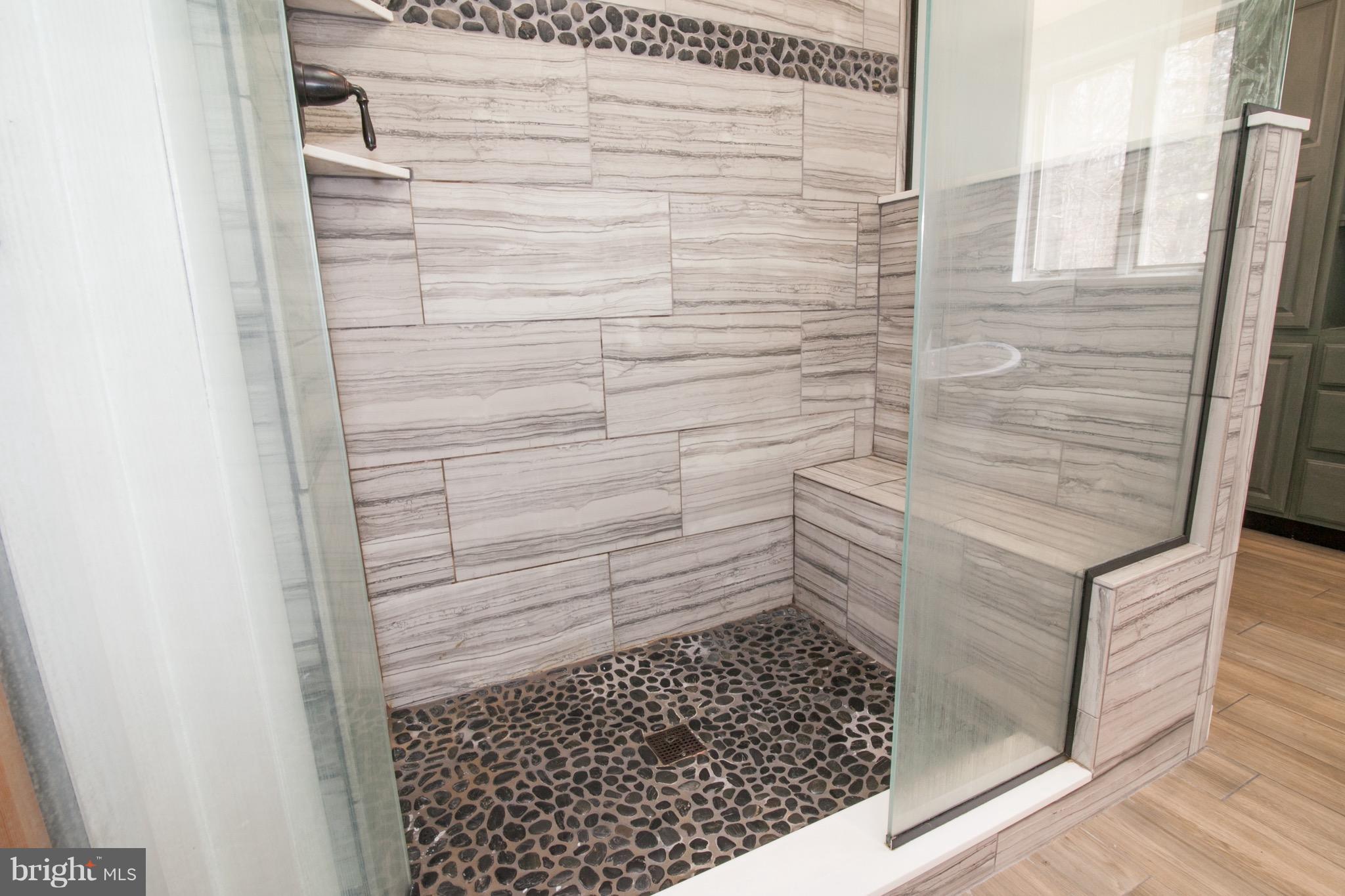 3046 Rocks Road Jarrettsville, MD 21084 - Photo 16 of 26 Large walk in shower w/ bench