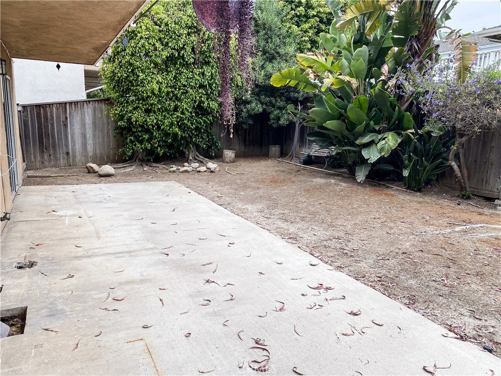 34072 Mazo Drive Dana Point, CA 92629 - Photo 71 of 73 Lower unit's private, fenced backyard, with patio doors from living area and master bedroom