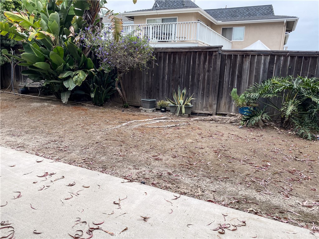 34072 Mazo Drive Dana Point, CA 92629 - Photo 72 of 73 Lower unit's private, fenced backyard, with patio doors from living area and master bedroom