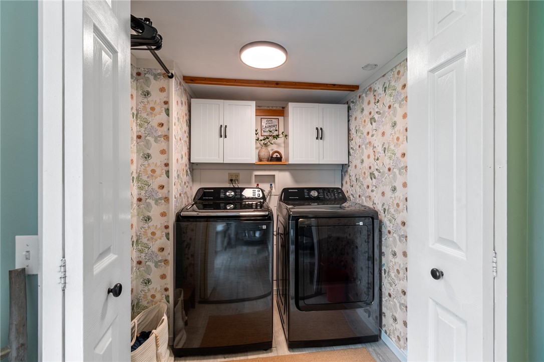 8145 Dutch Street Road Huron, NY 14590 - Photo 37 of 50 1st floor laundry in the 1/2 bath. Washer/Dryer i