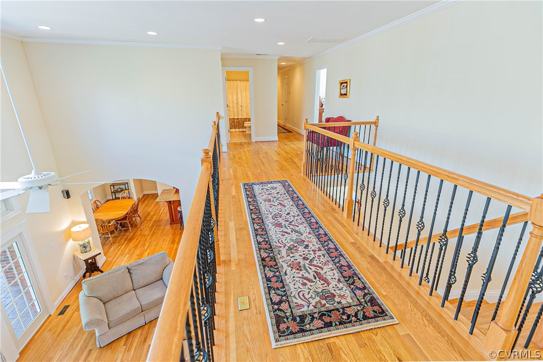 10180 Scots Landing Road Mechanicsville, VA 23116 - Photo 37 of 50 wooden floor with furniture and rug