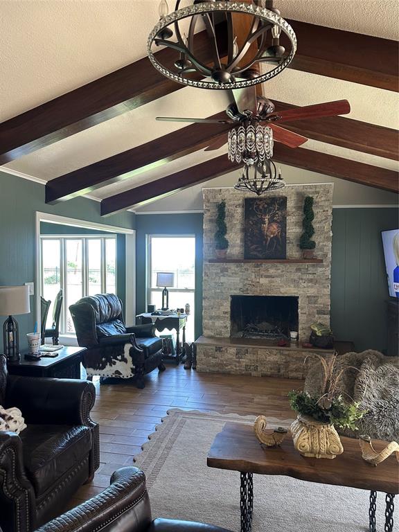 505 High Road Coleman, TX 76834 - Photo 13 of 38 a living room with furniture and fireplace