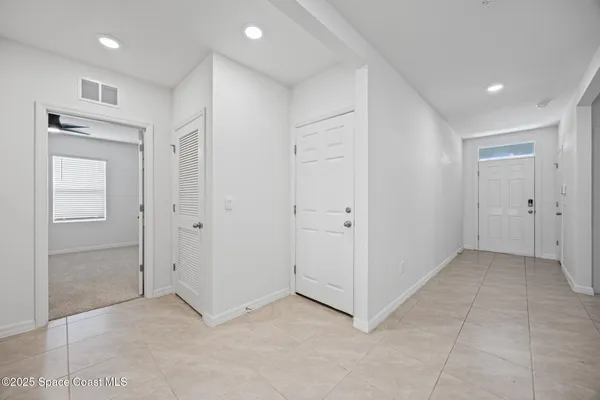 a view of an empty room