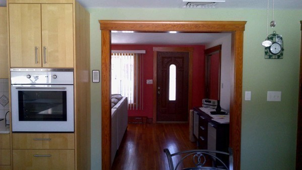 106 Mishawum Road Woburn, MA 01801 - Photo 9 of 23 a view of hallway with washer and dryer