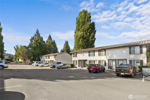 a car parked in front of a house