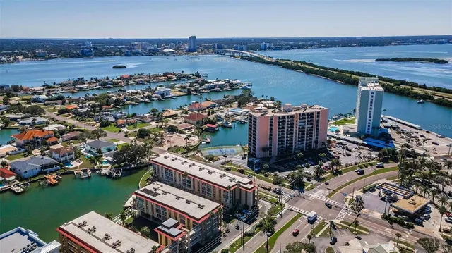 a view of a lake from a yard