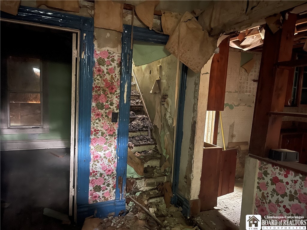 1849 South Maple Avenue Busti, NY 14710 - Photo 18 of 21 Looking up stairs nd into first floor bedroom from