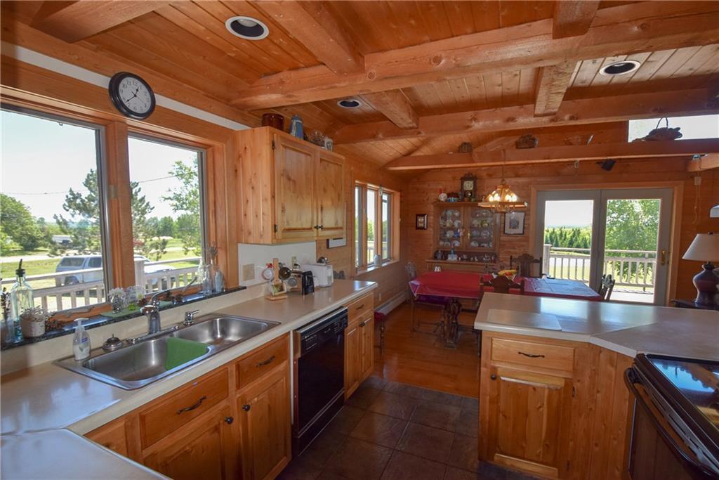 234 Retreat Road Island Falls, ME 04747 - Photo 17 of 35 Beautiful kitchen area with cedar...