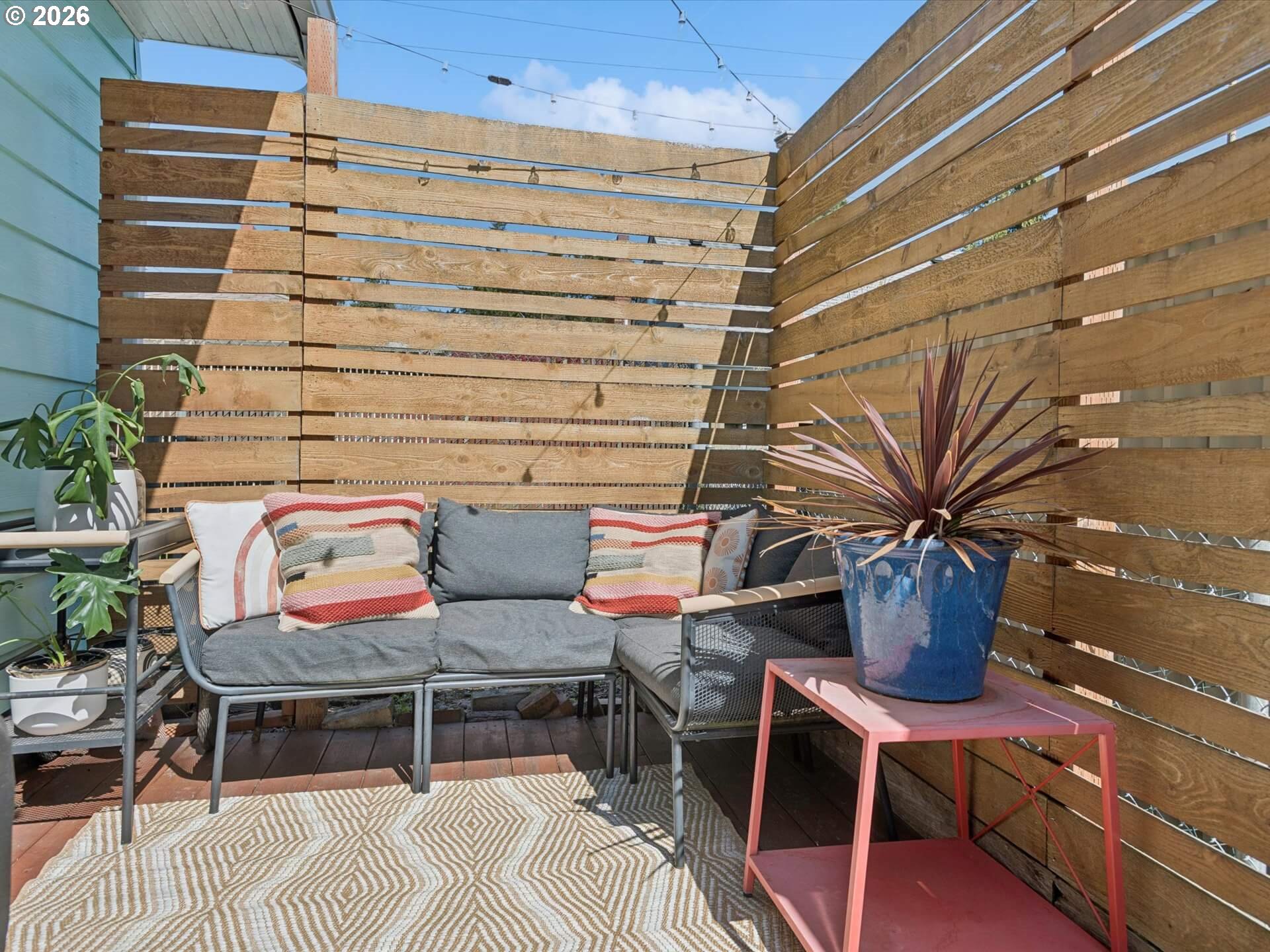 6030 Southeast 80th Avenue Portland, OR 97206 - Photo 35 of 42 a view of balcony with outdoor seating
