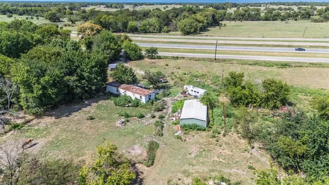 a view of an outdoor space with a lake view