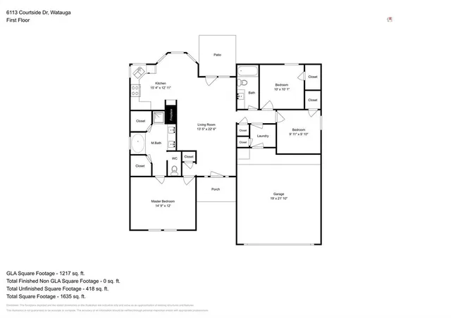 $2,100 | 6113 Courtside Drive, Watauga, TX 76148